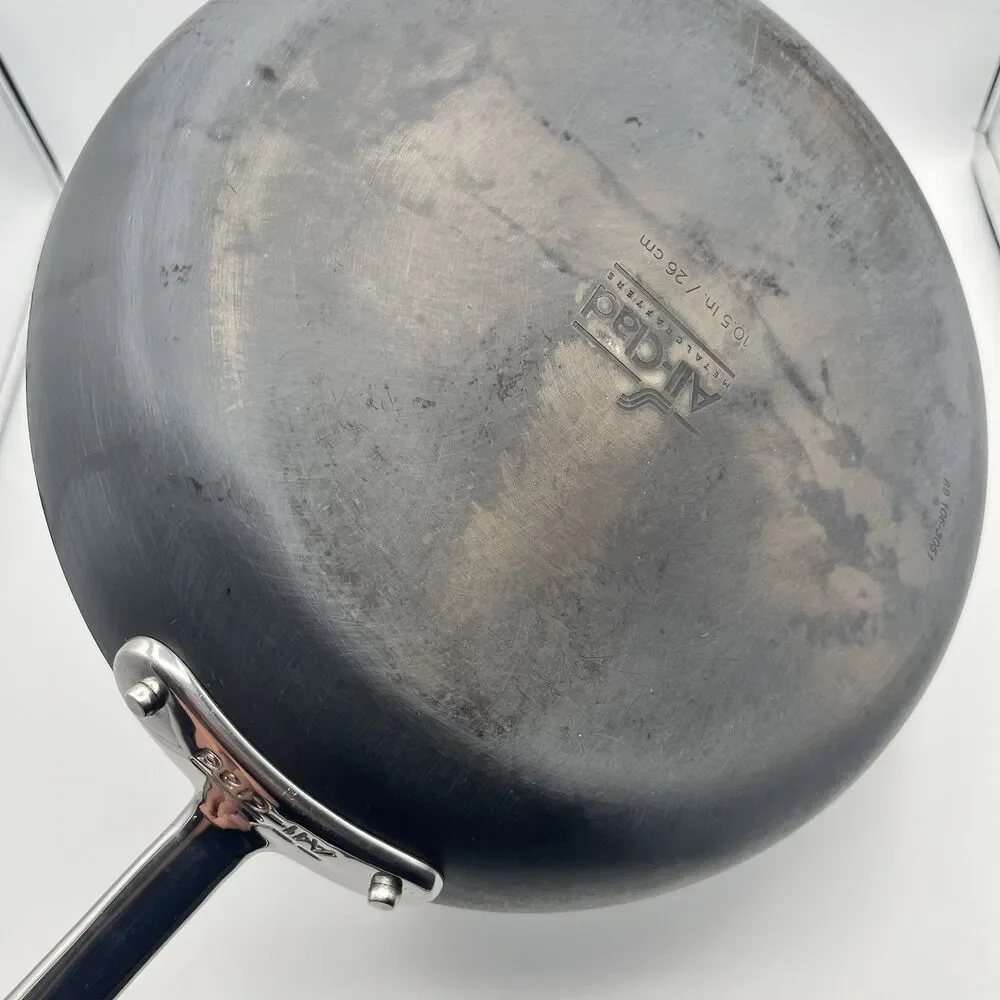 All Clad Metal Crafters 10.5 Inch Pan Black Frying Skillet